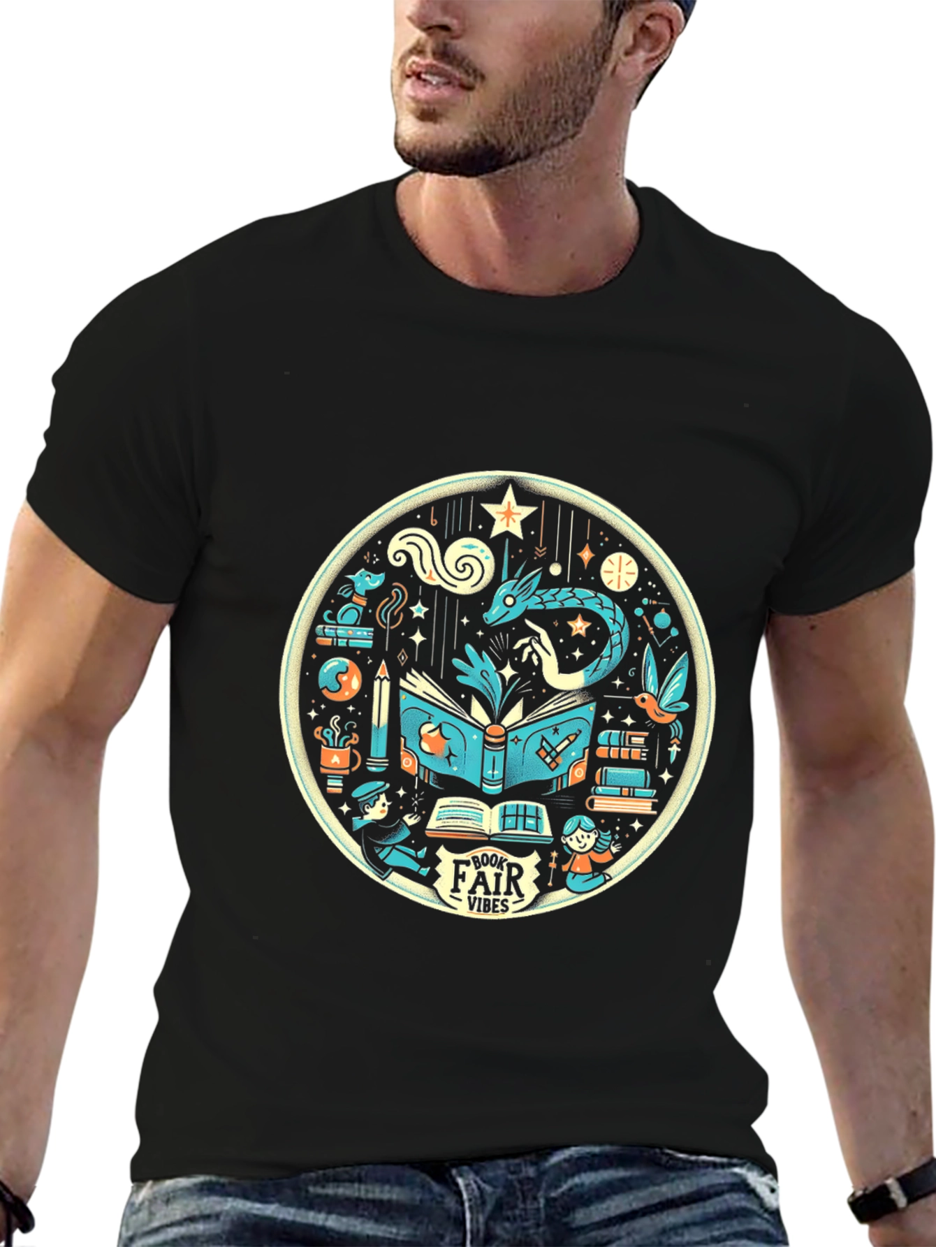 Book Fair Vibes Graphic Tee