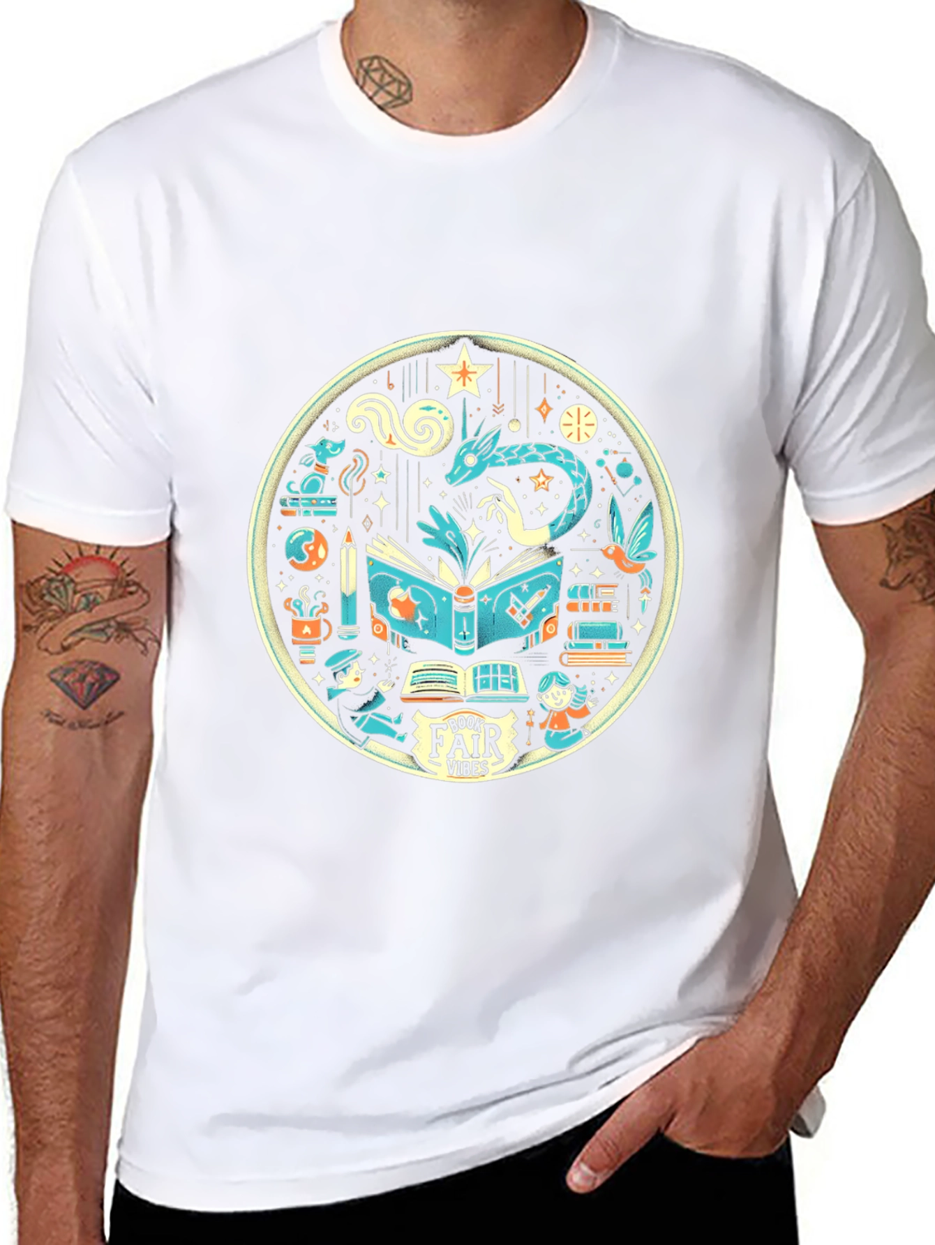 Book Fair Vibes Graphic Tee