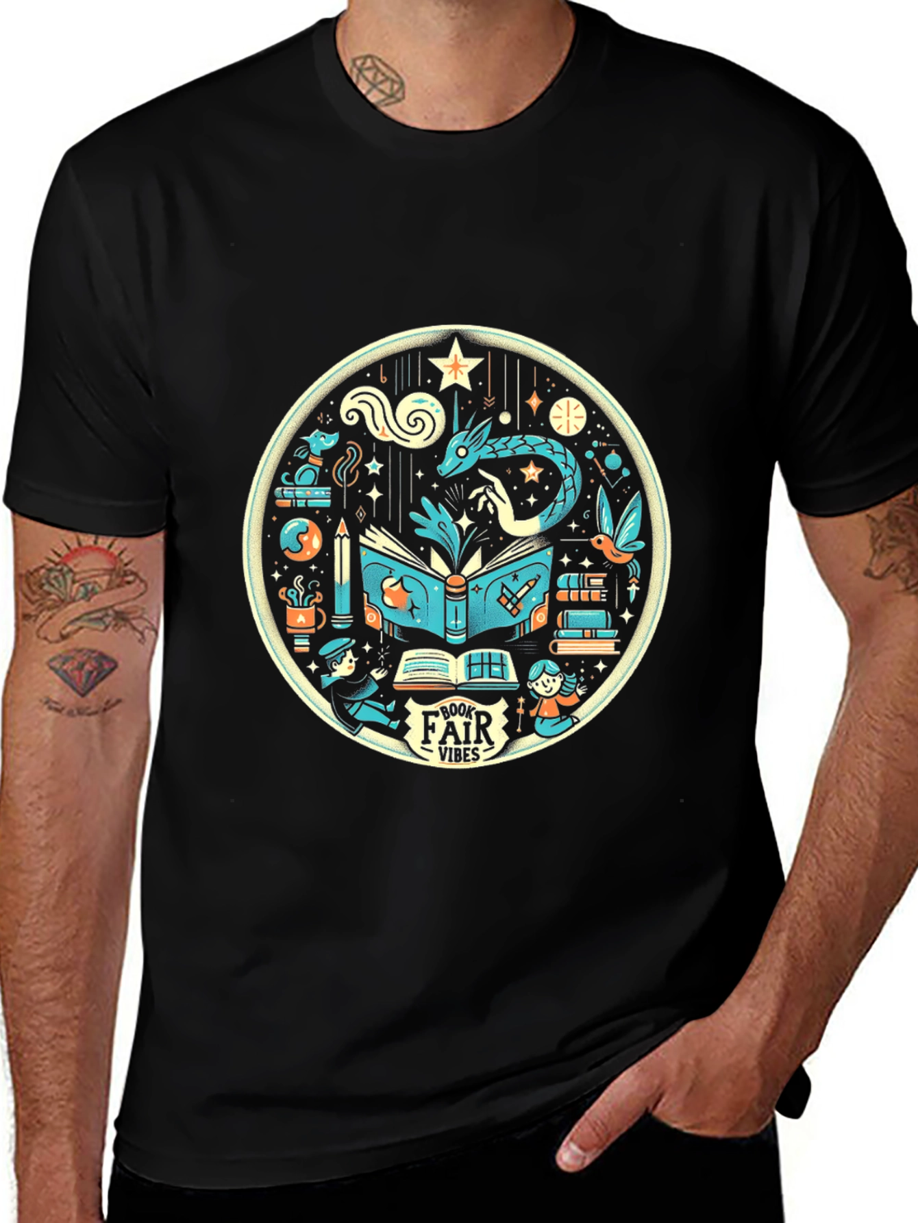 Book Fair Vibes Graphic Tee
