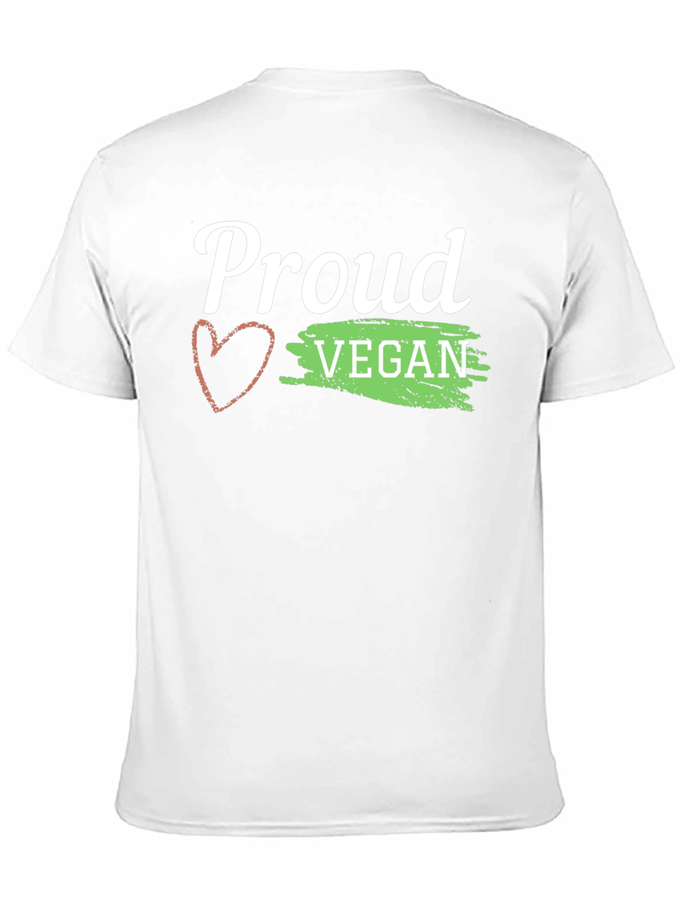 Proud Vegan Graphic Tee - Black