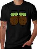 Novelty T-Shirt with Cartoon Croc Design