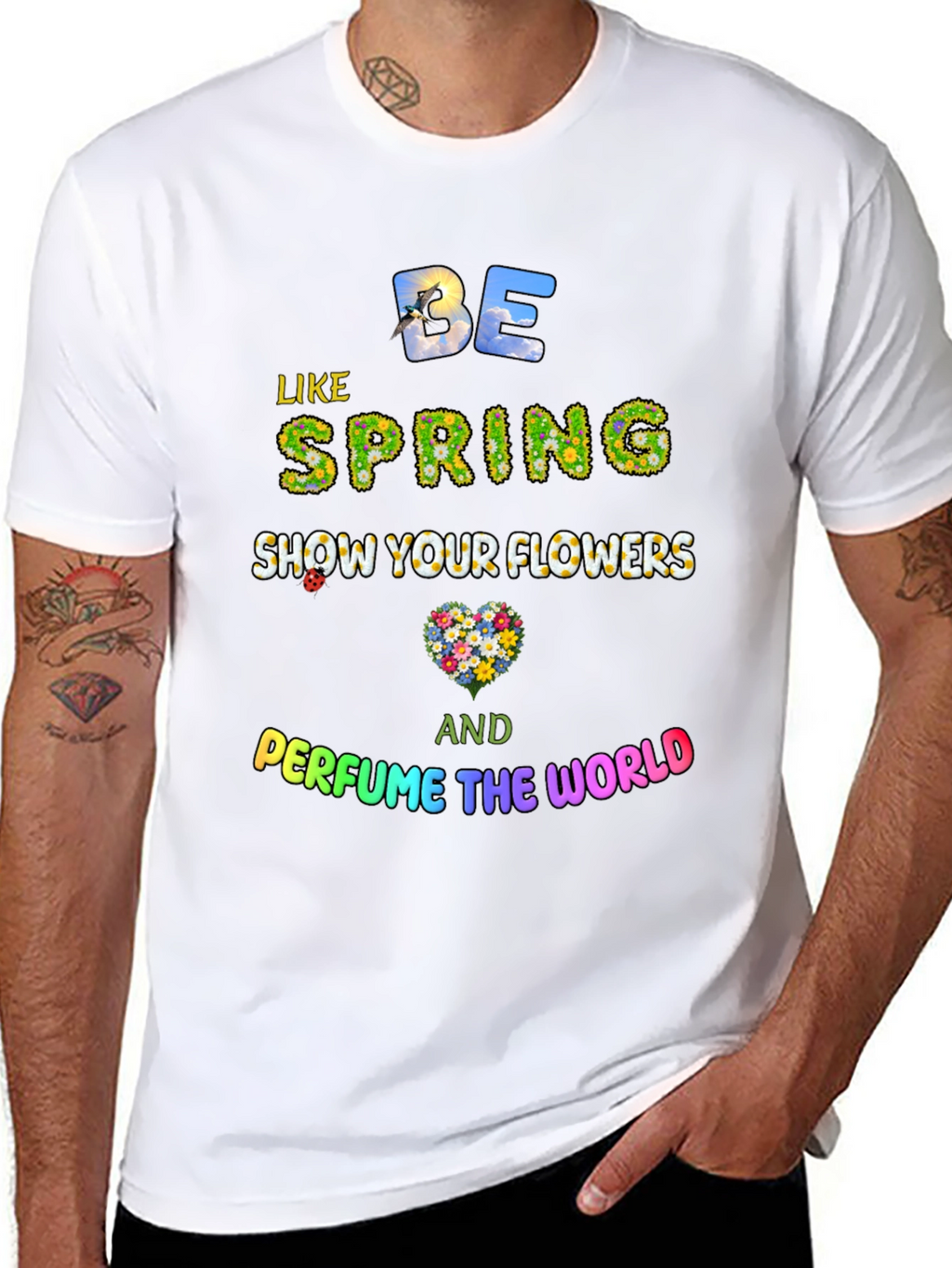 Be Like Spring Graphic Tee