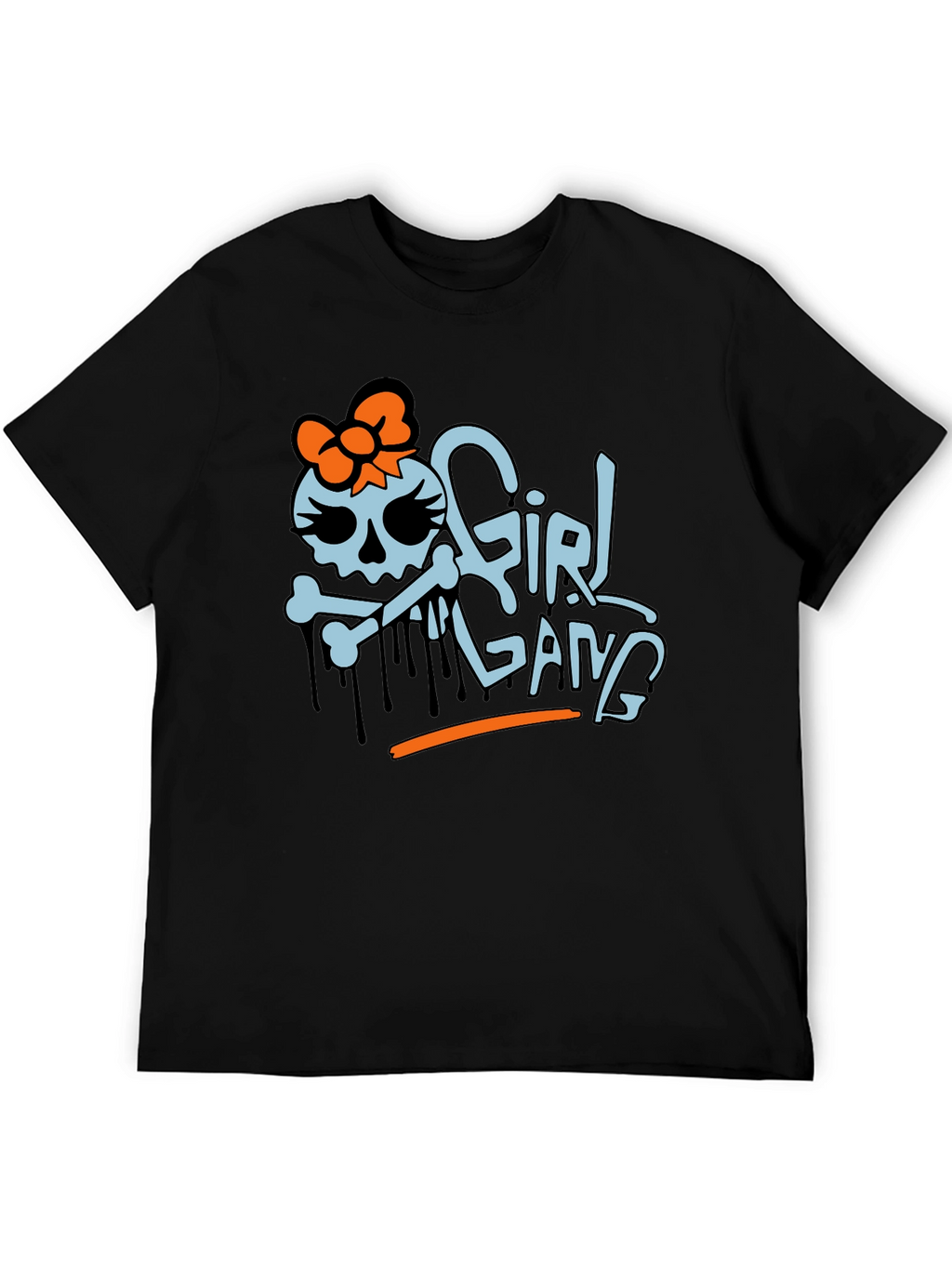 Girl Gang Graphic T-Shirt - Trendy Skull Design
