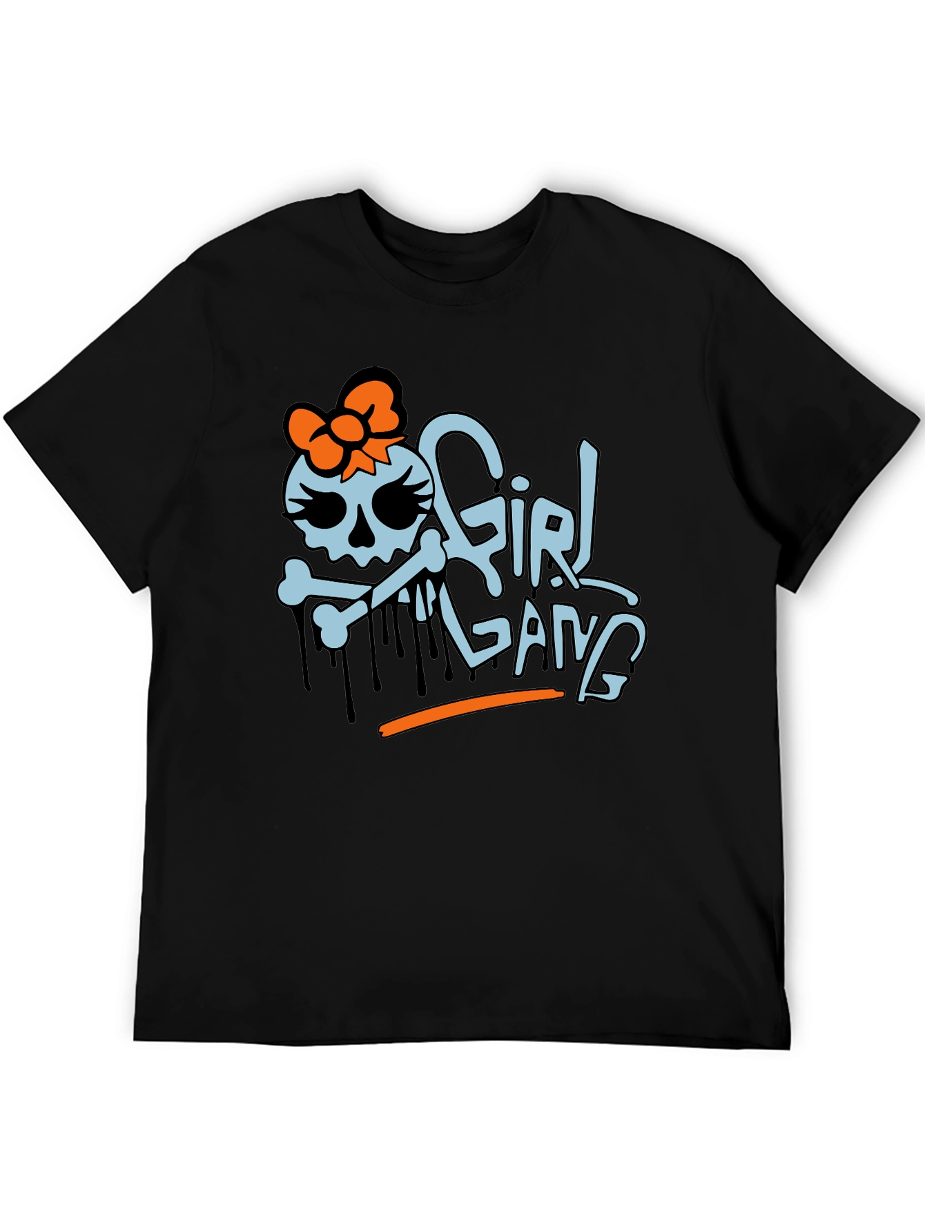Girl Gang Graphic T-Shirt - Trendy Skull Design