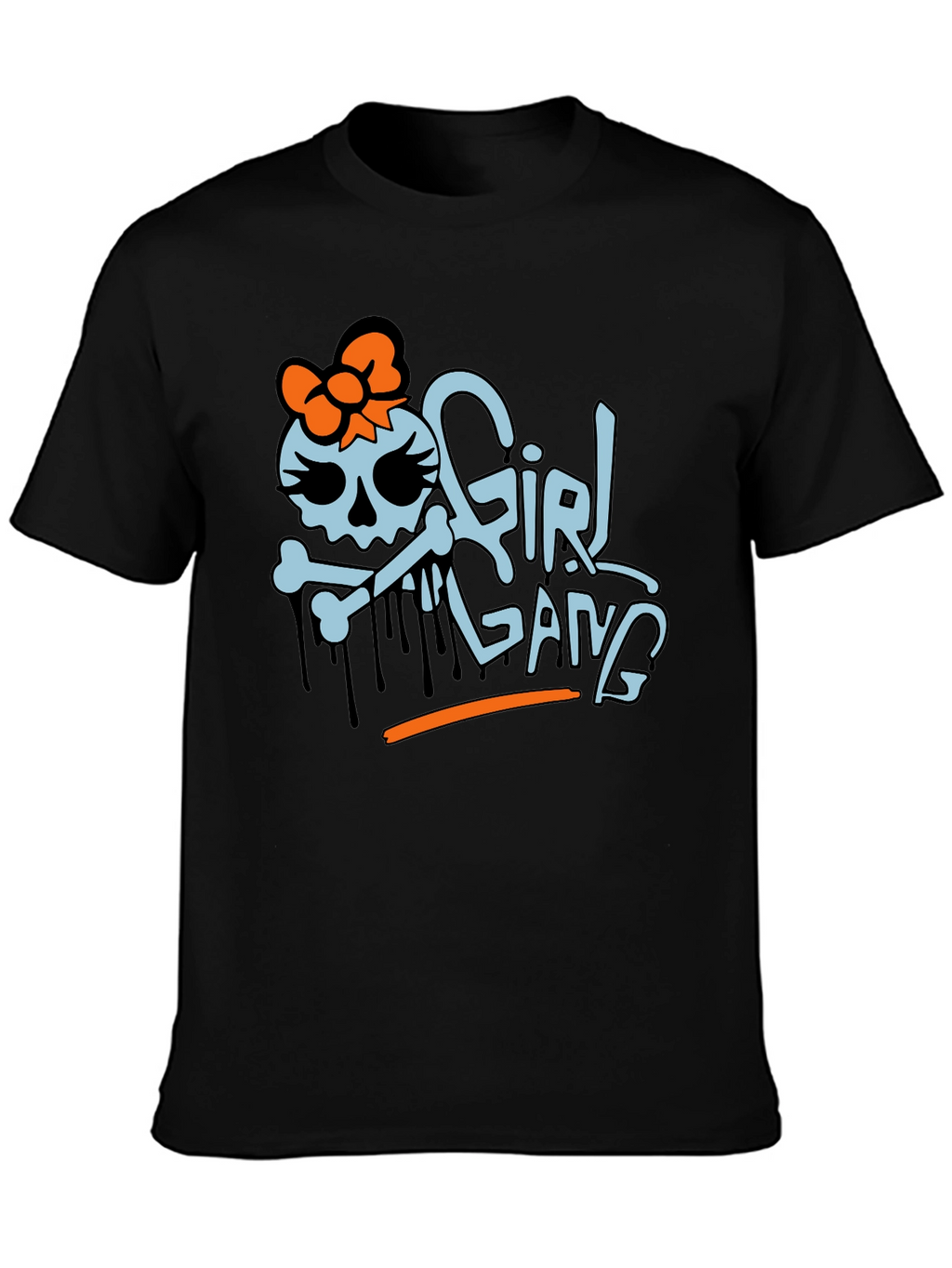 Girl Gang Graphic T-Shirt - Trendy Skull Design