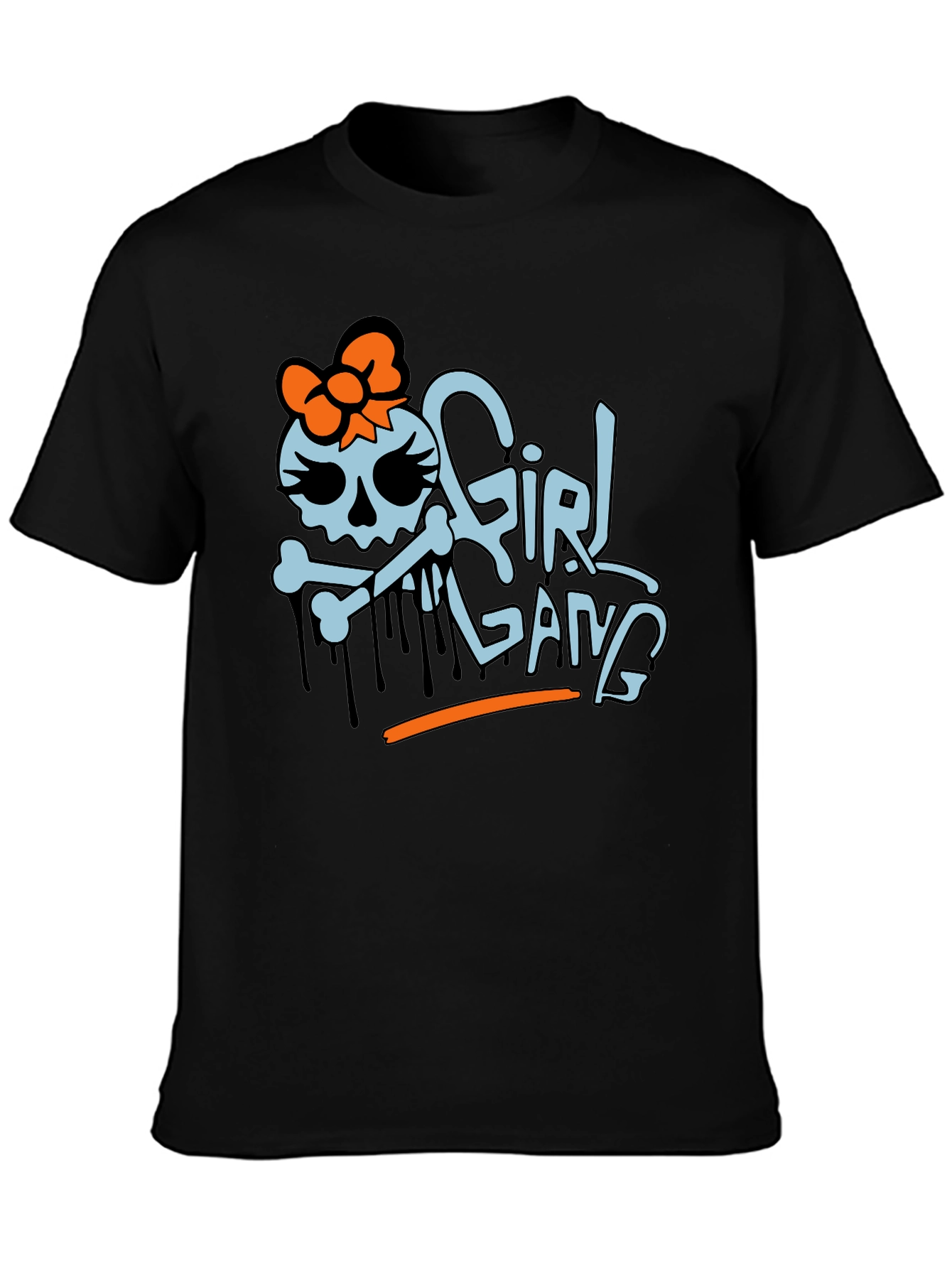 Girl Gang Graphic T-Shirt - Trendy Skull Design
