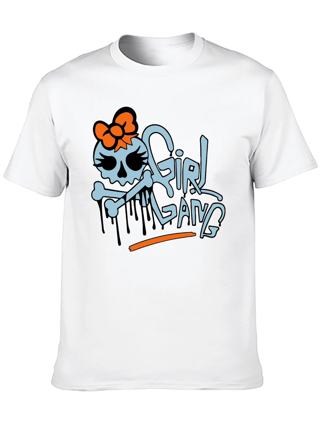 Girl Gang Graphic T-Shirt - Trendy Skull Design