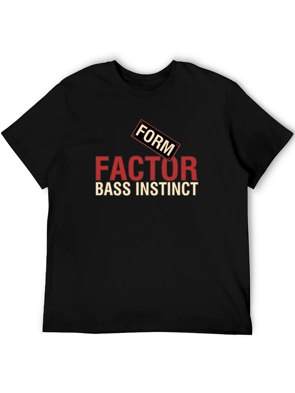 Form Factor Bass Instinct Black T-Shirt