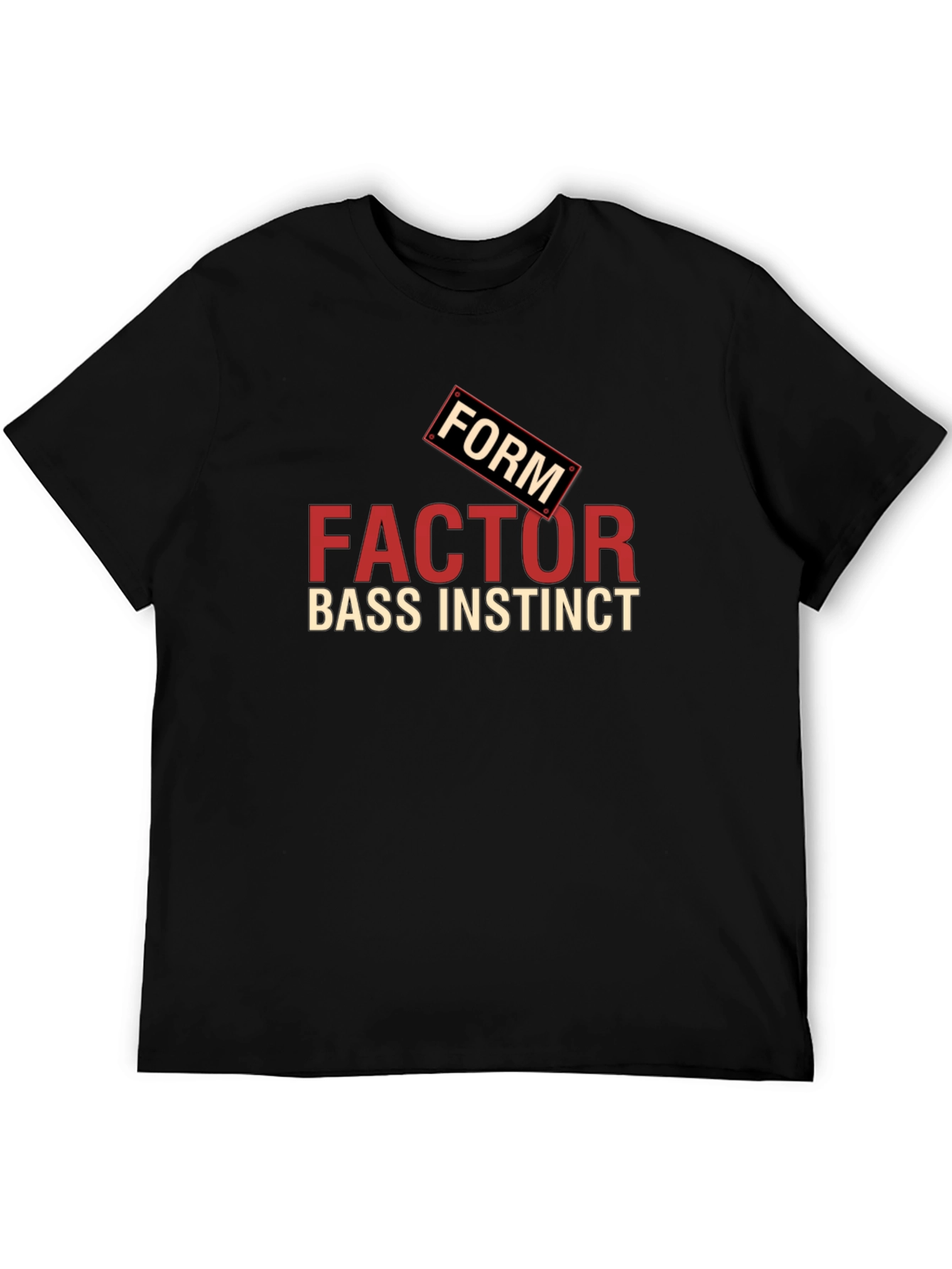 Form Factor Bass Instinct Black T-Shirt