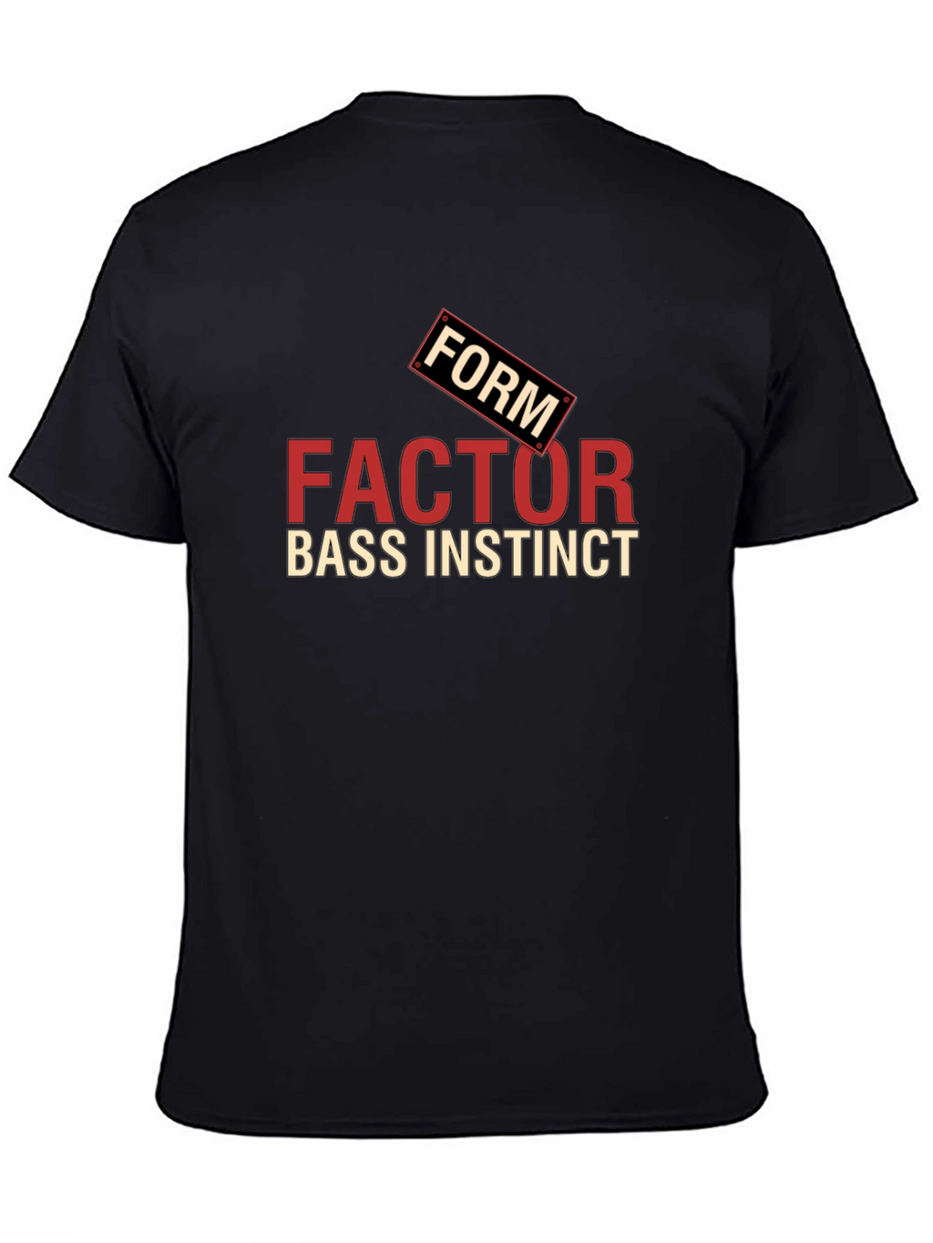 Form Factor Bass Instinct Black T-Shirt