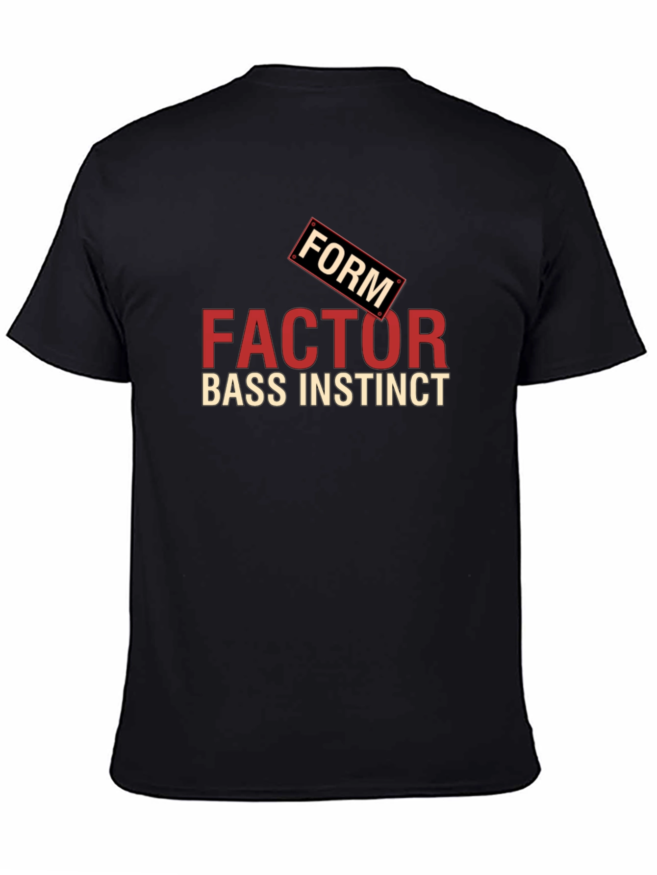 Form Factor Bass Instinct Black T-Shirt
