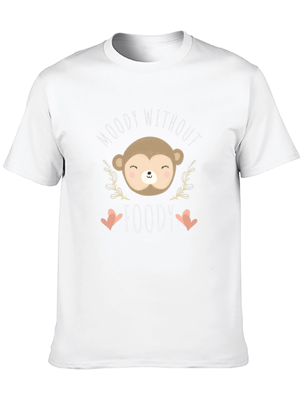 Moody Without Foody Black Graphic Tee