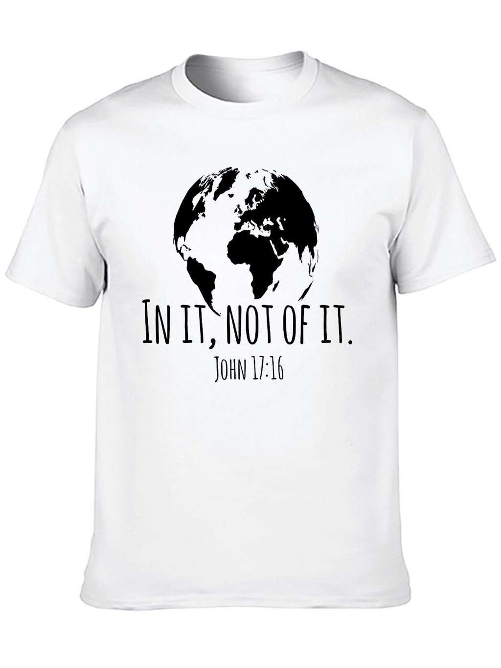 In It Not Of It Globe Graphic T-Shirt