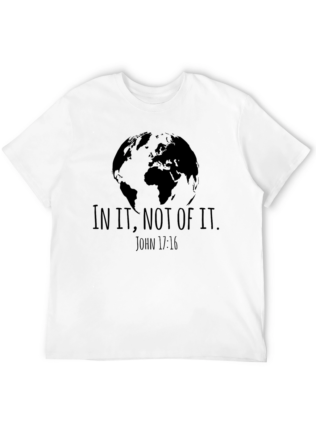 In It Not Of It Globe Graphic T-Shirt
