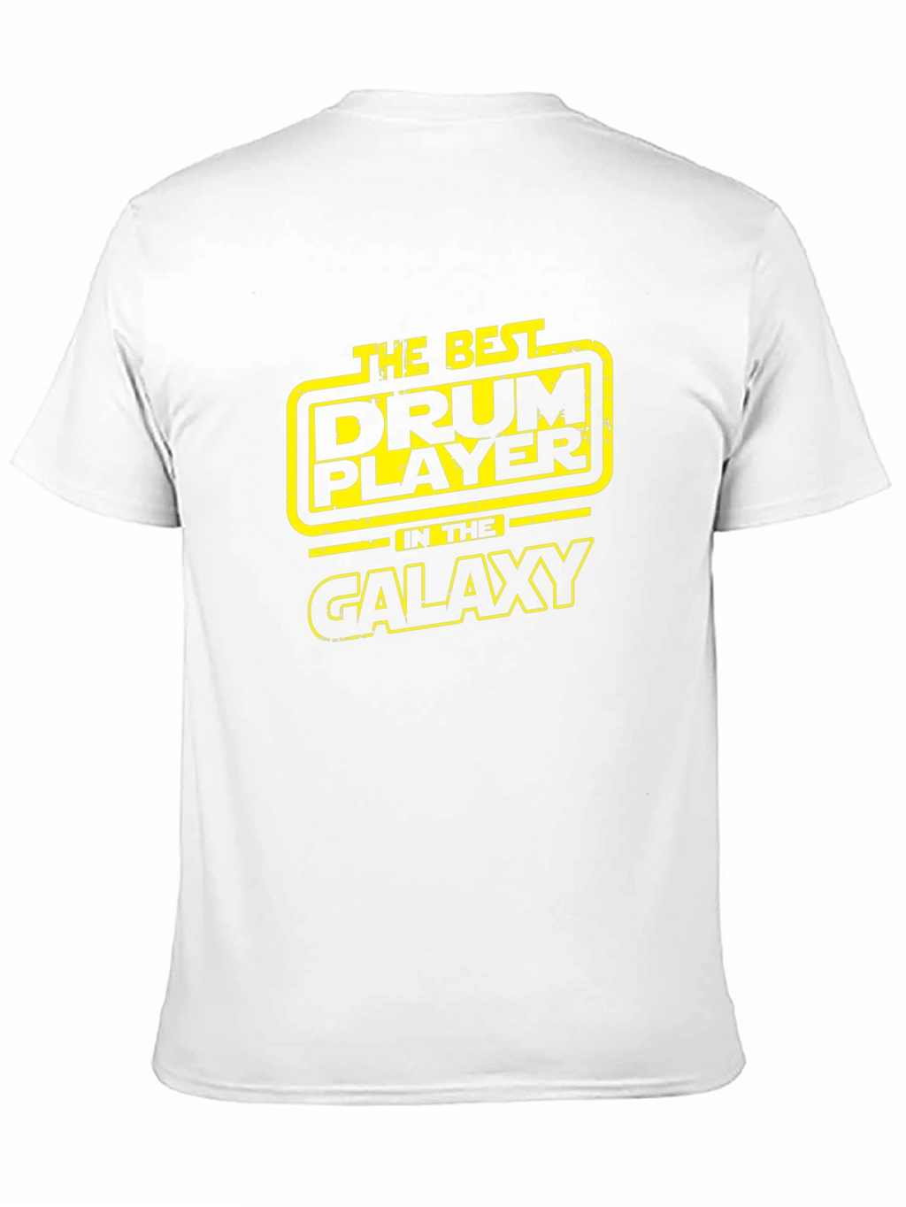 Drum Player Galaxy Black T-Shirt