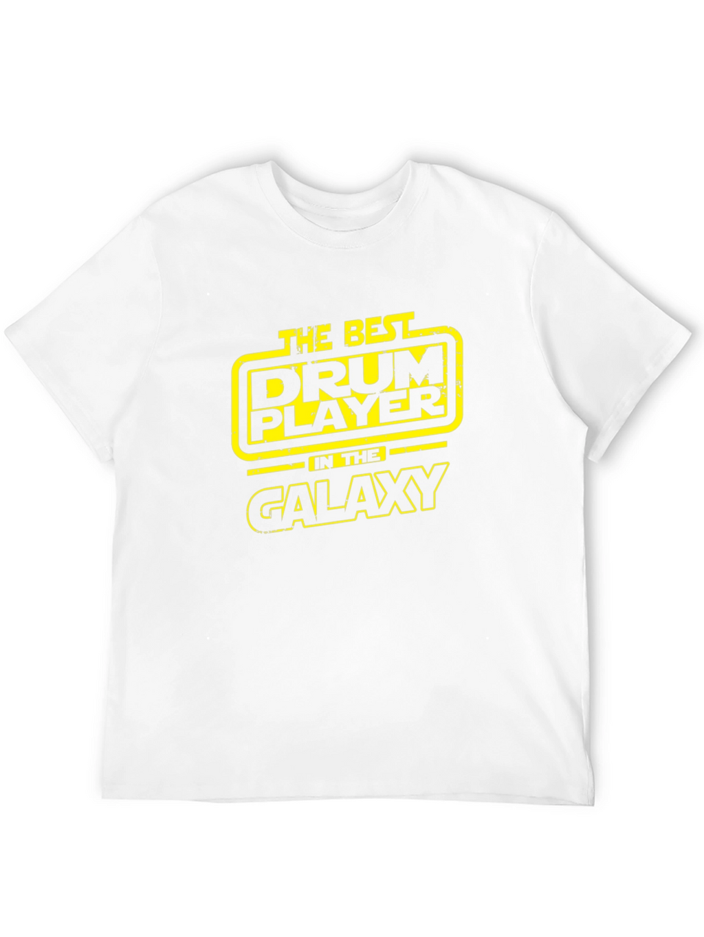 Drum Player Galaxy Black T-Shirt