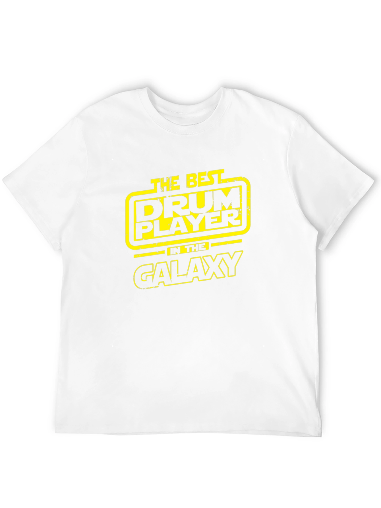 Drum Player Galaxy Black T-Shirt