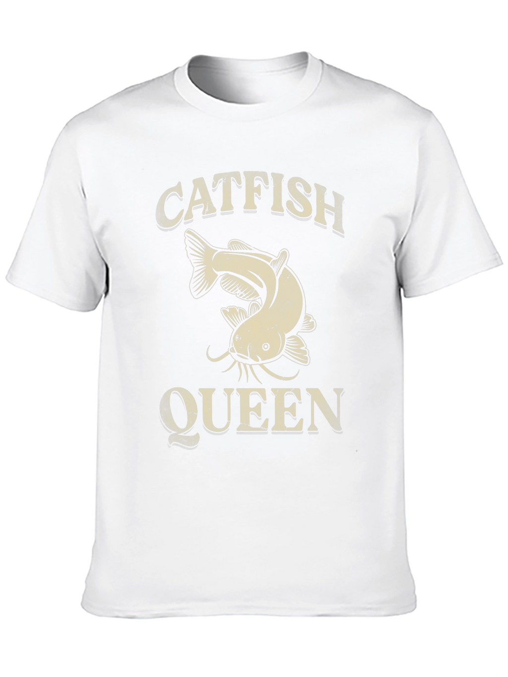 Catfish Queen Graphic T-Shirt - Fishing Lover Tee