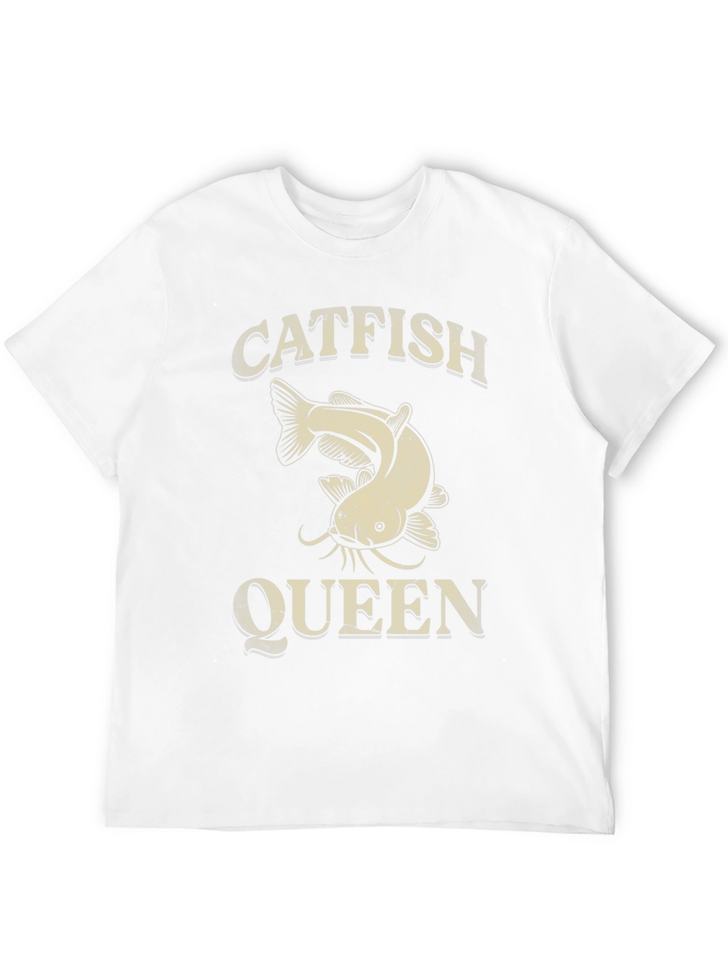 Catfish Queen Graphic T-Shirt - Fishing Lover Tee