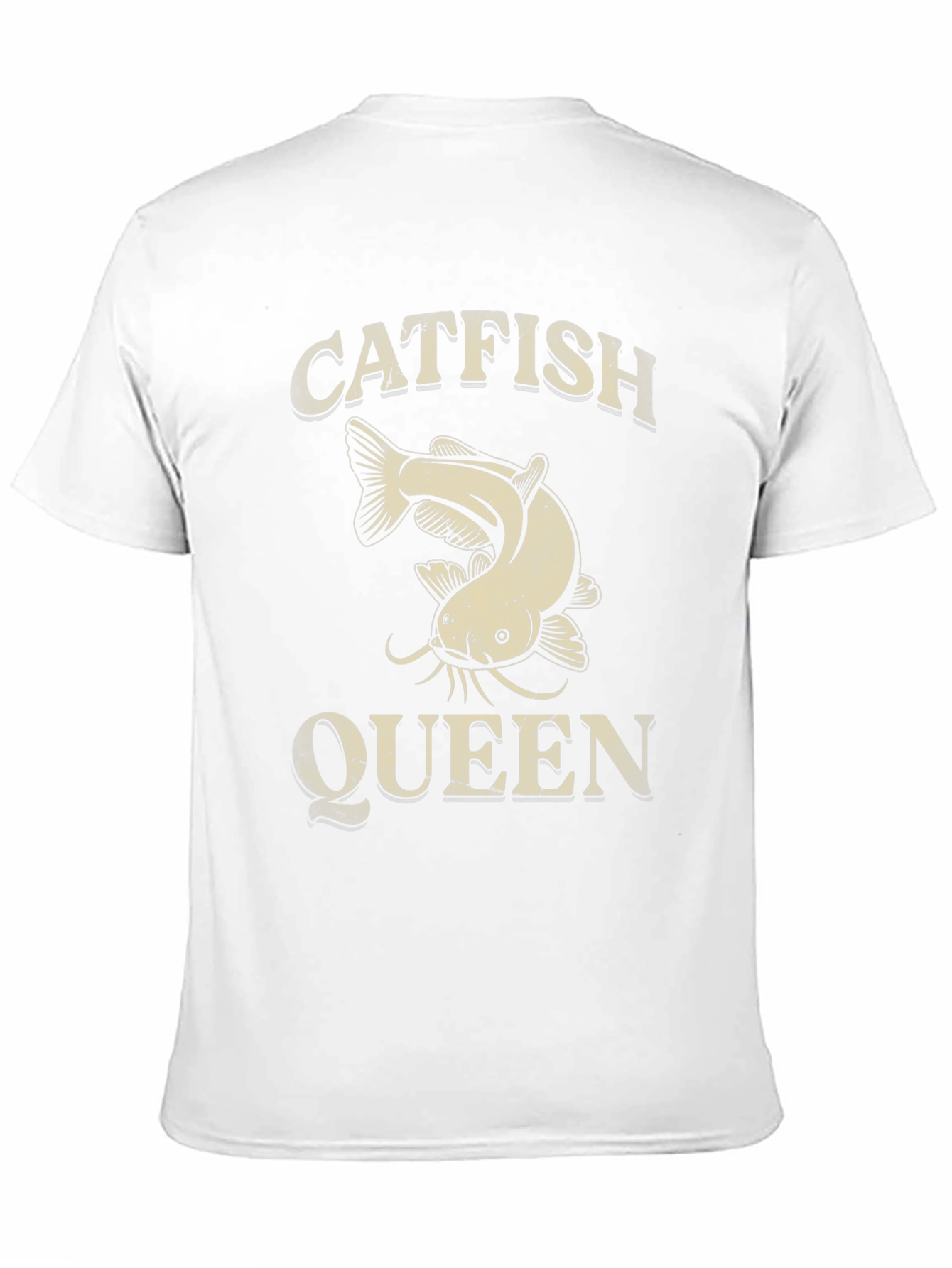 Catfish Queen Graphic T-Shirt - Fishing Lover Tee
