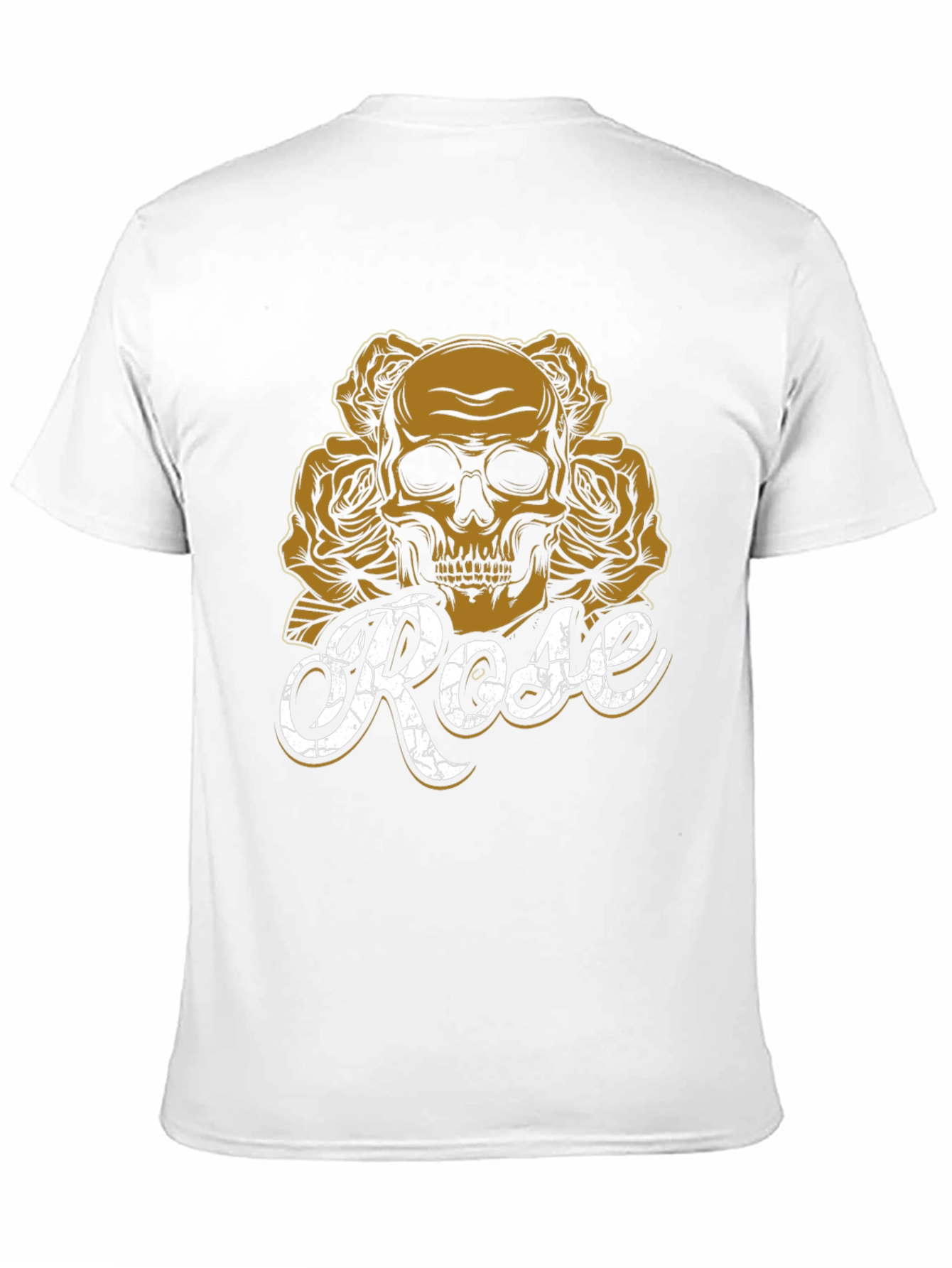 Skull & Roses Graphic Tee - Unisex Black T-Shirt