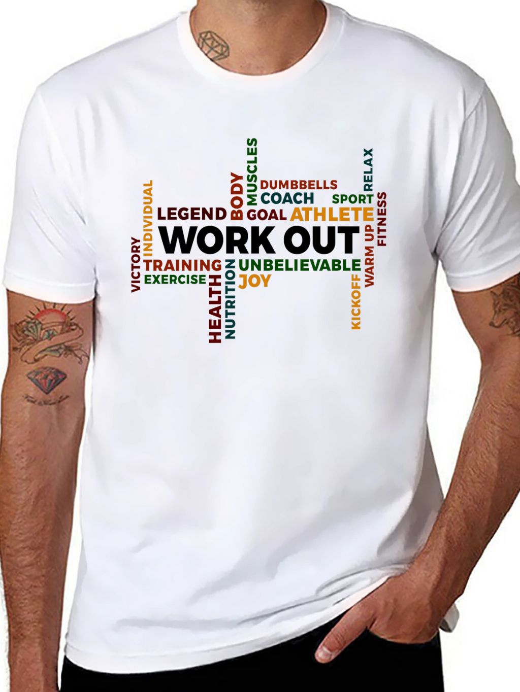 Workout Inspiration Tee - Athlete Fitness Motivation