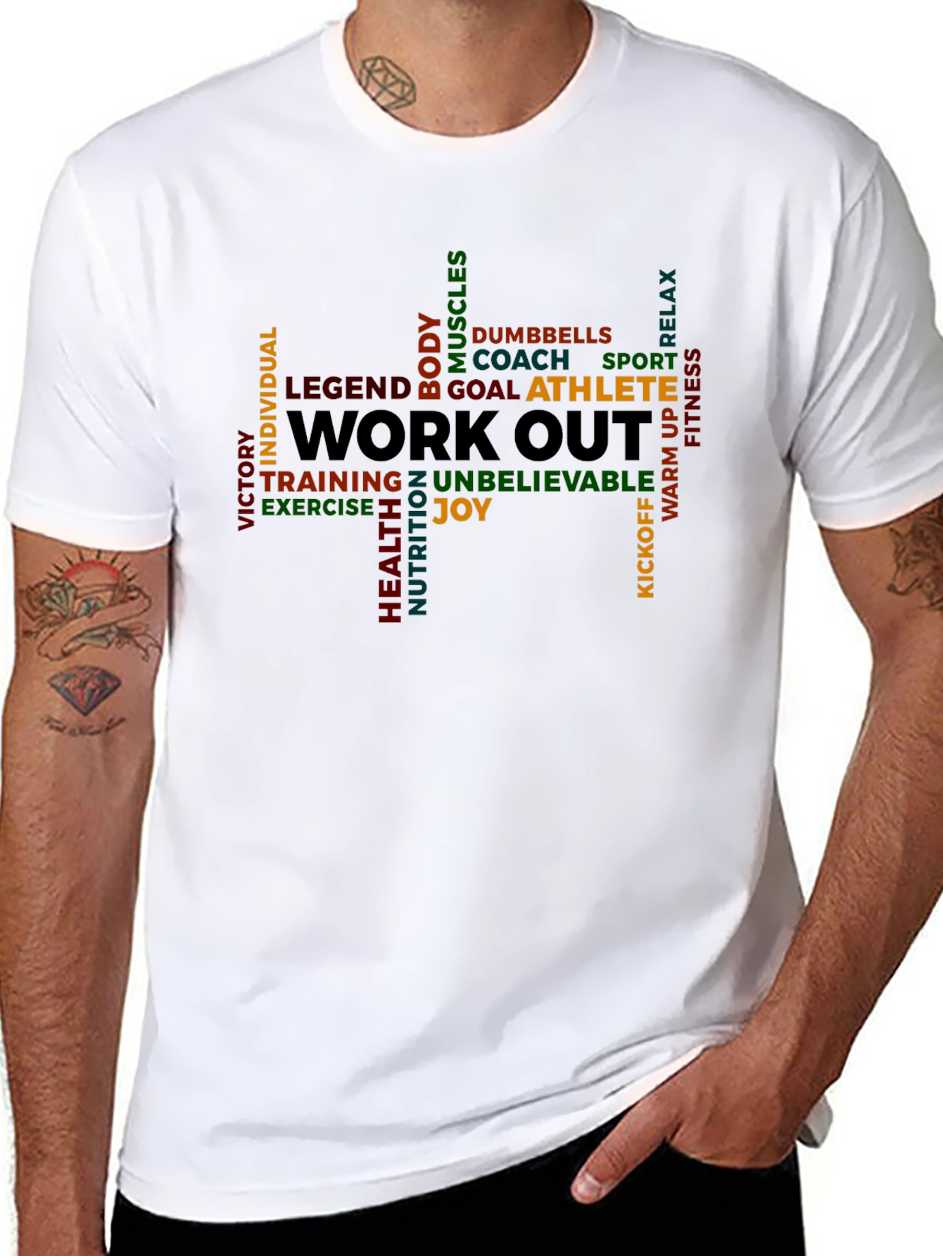 Workout Inspiration Tee - Athlete Fitness Motivation