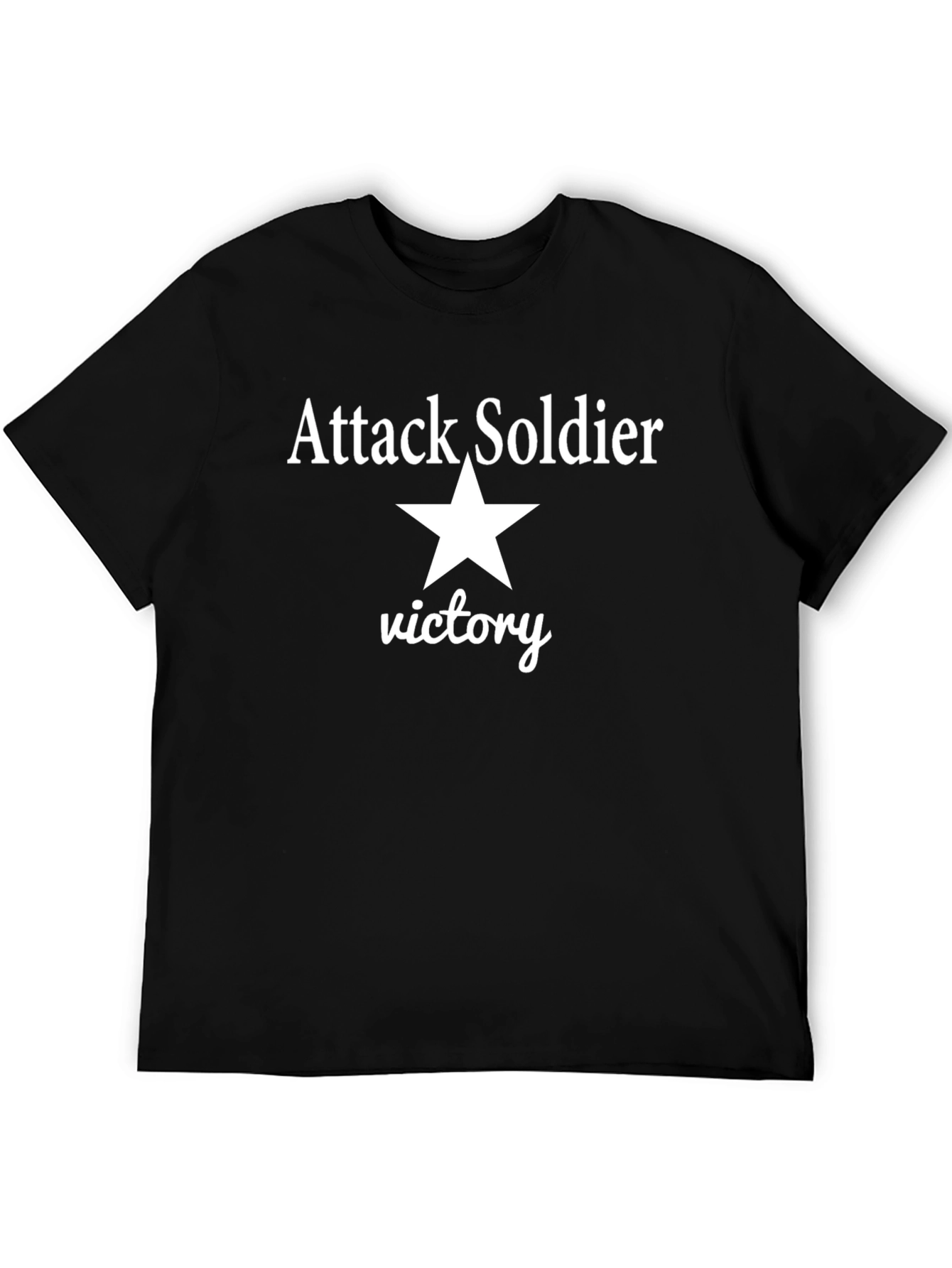 Attack Soldier Victory Graphic T-Shirt - Bold Style
