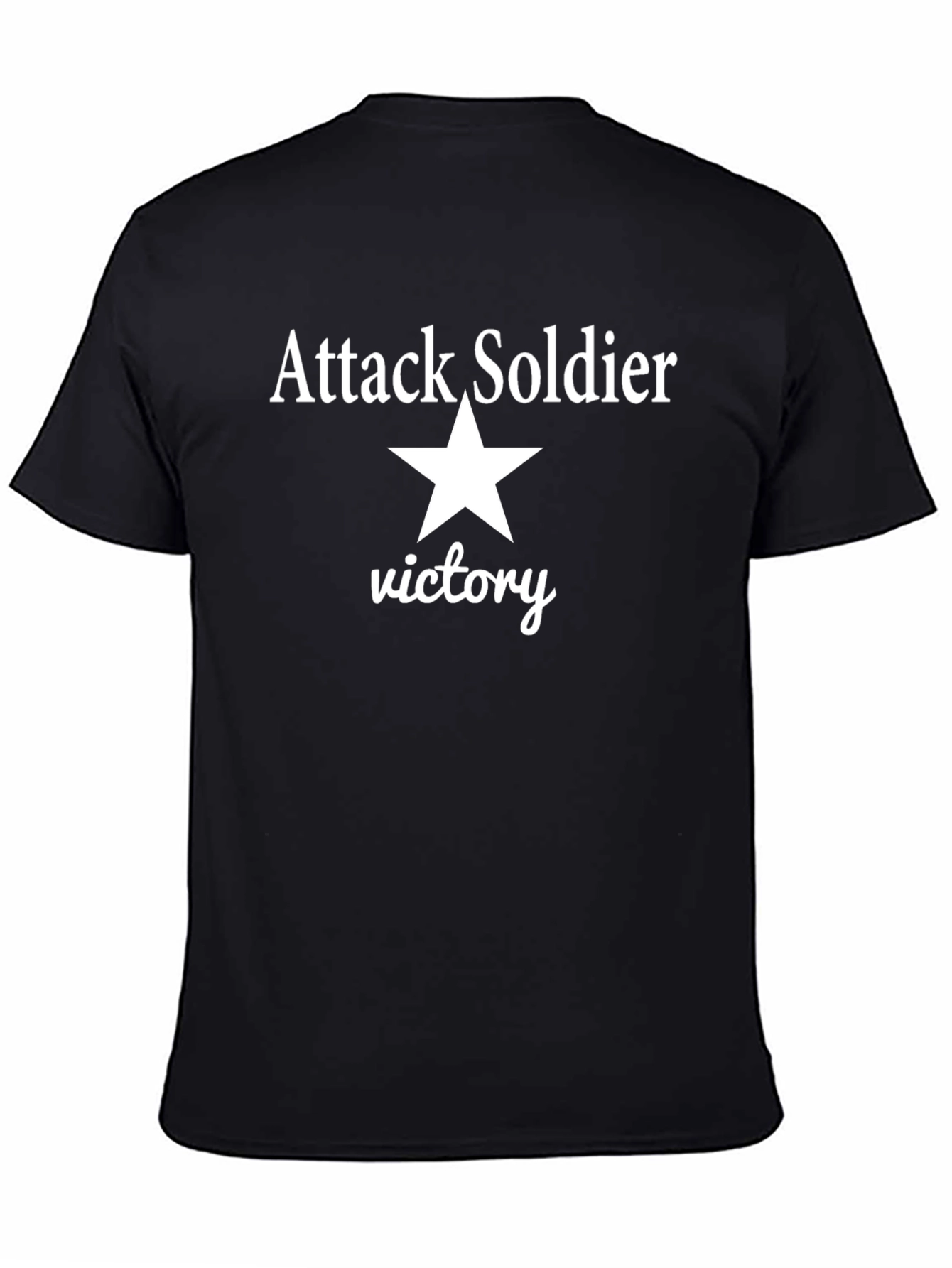 Attack Soldier Victory Graphic T-Shirt - Bold Style