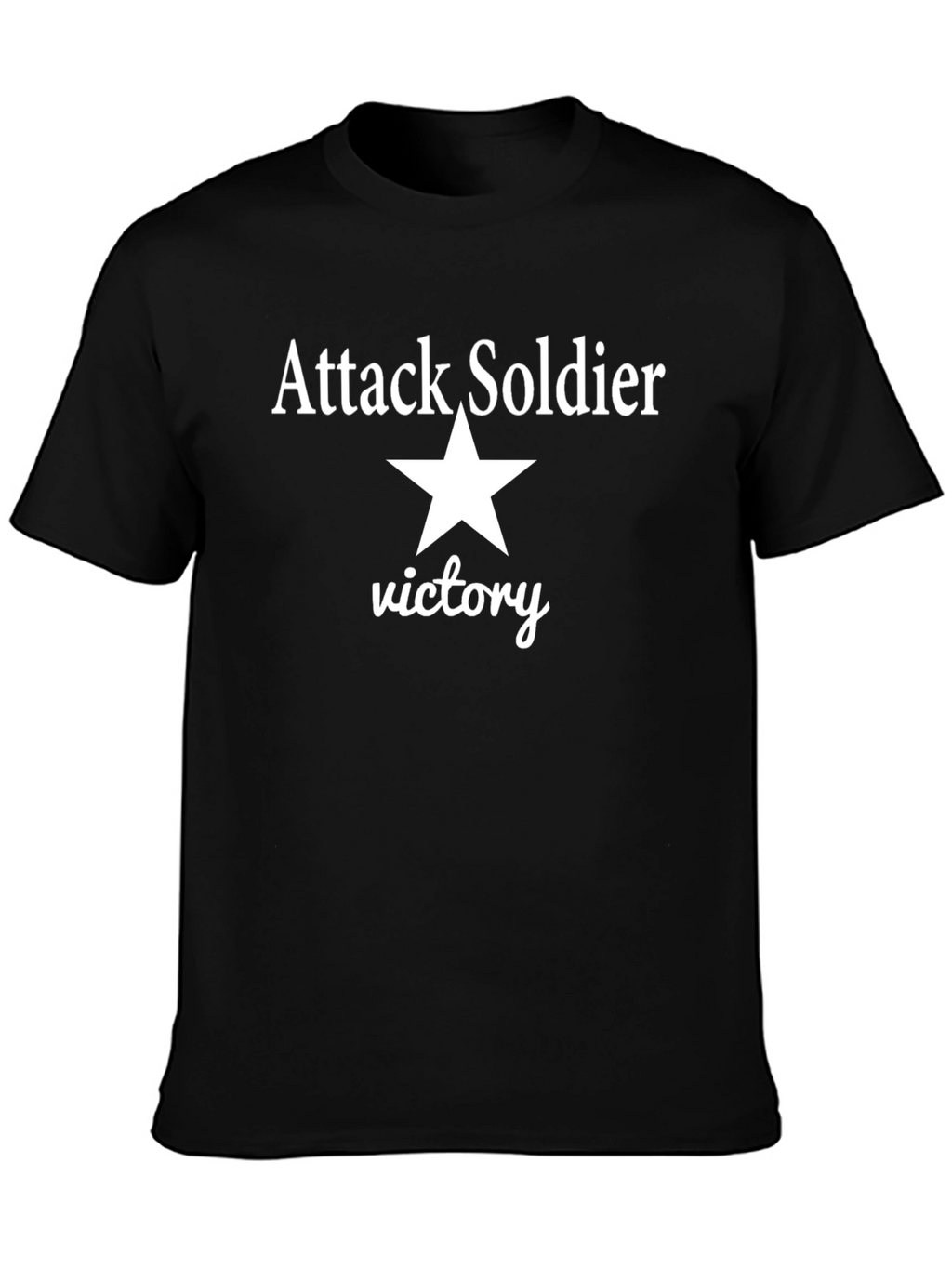 Attack Soldier Victory Graphic T-Shirt - Bold Style