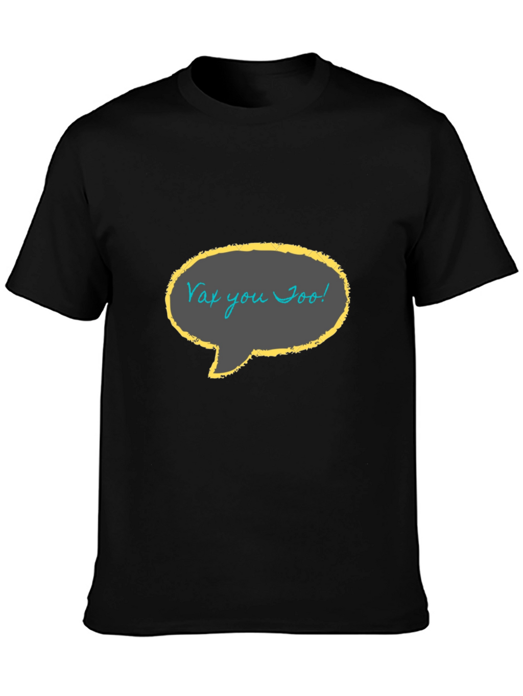 Vax You Too! Black Graphic T-Shirt