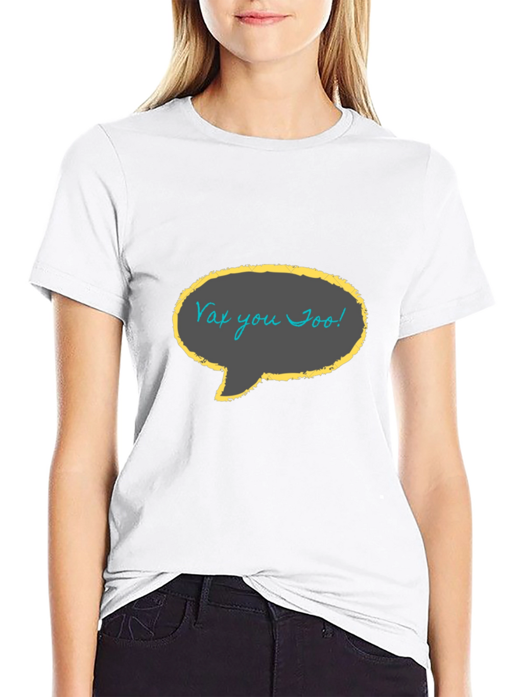 Vax You Too! Black Graphic T-Shirt