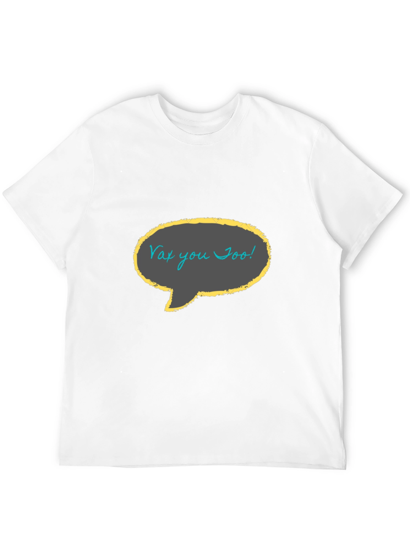 Vax You Too! Black Graphic T-Shirt