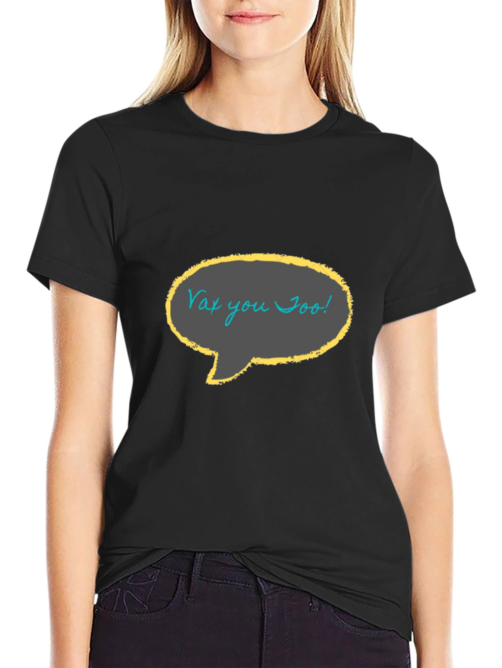 Vax You Too! Black Graphic T-Shirt