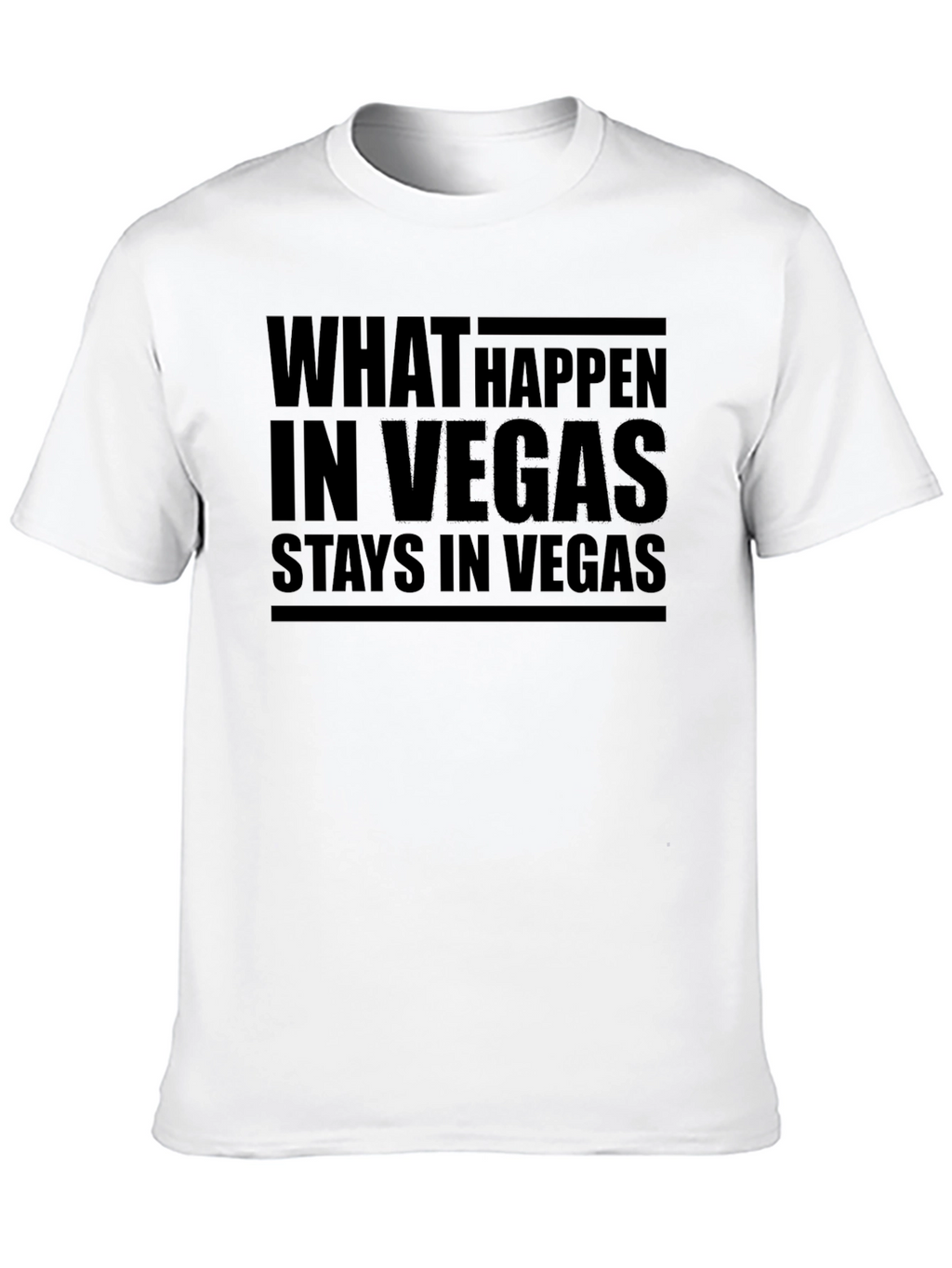 What Happens in Vegas T-Shirt - Classic Crew Neck