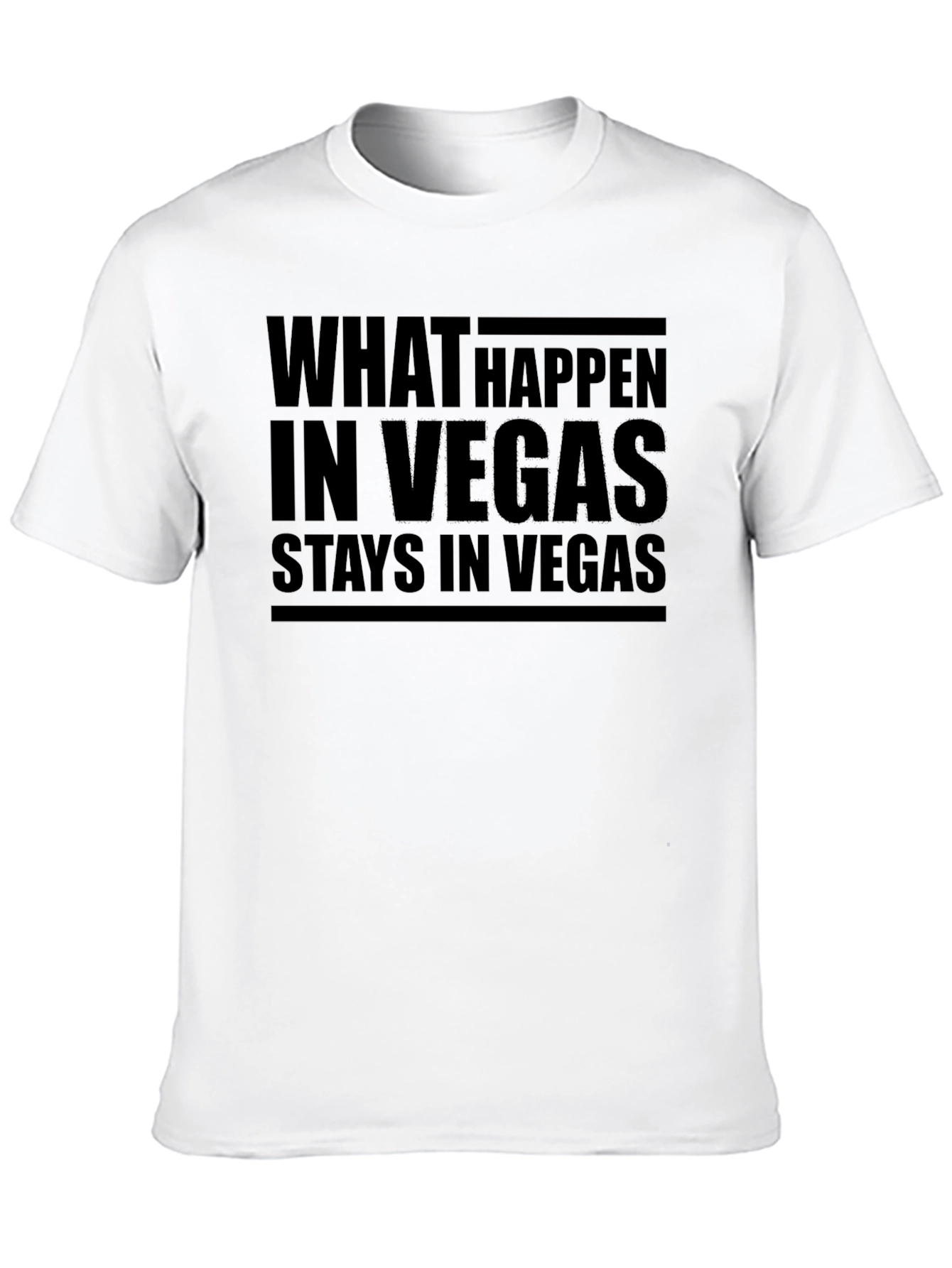 What Happens in Vegas T-Shirt - Classic Crew Neck