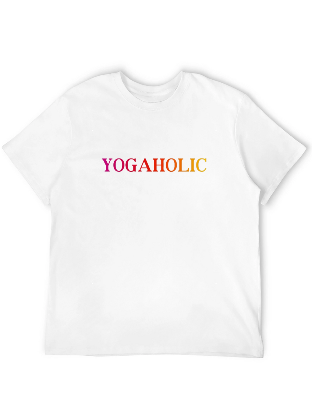 Yogaholic Gradient Tee - Black Cotton Blend