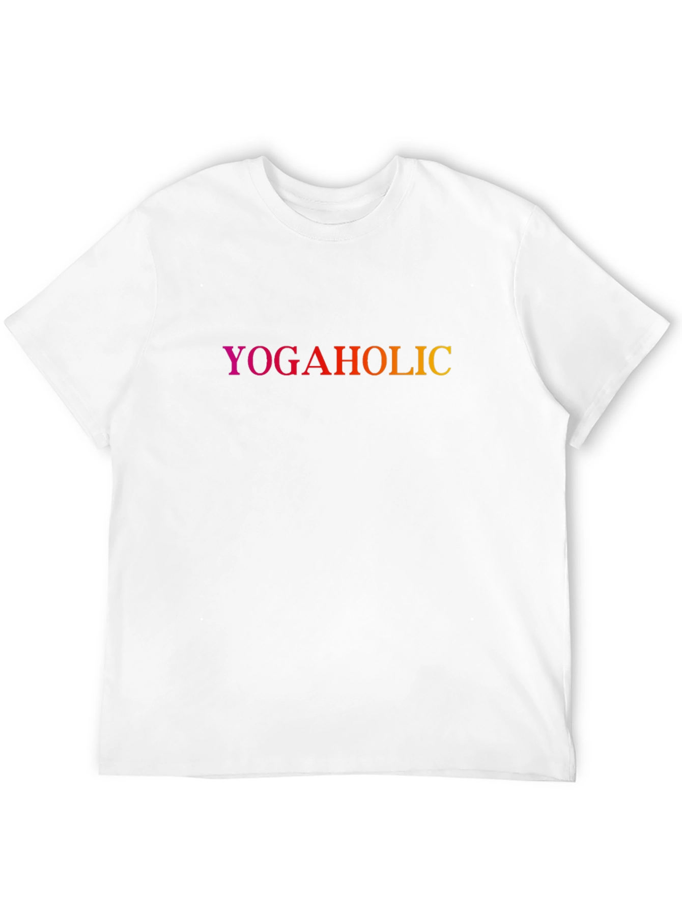 Yogaholic Gradient Tee - Black Cotton Blend