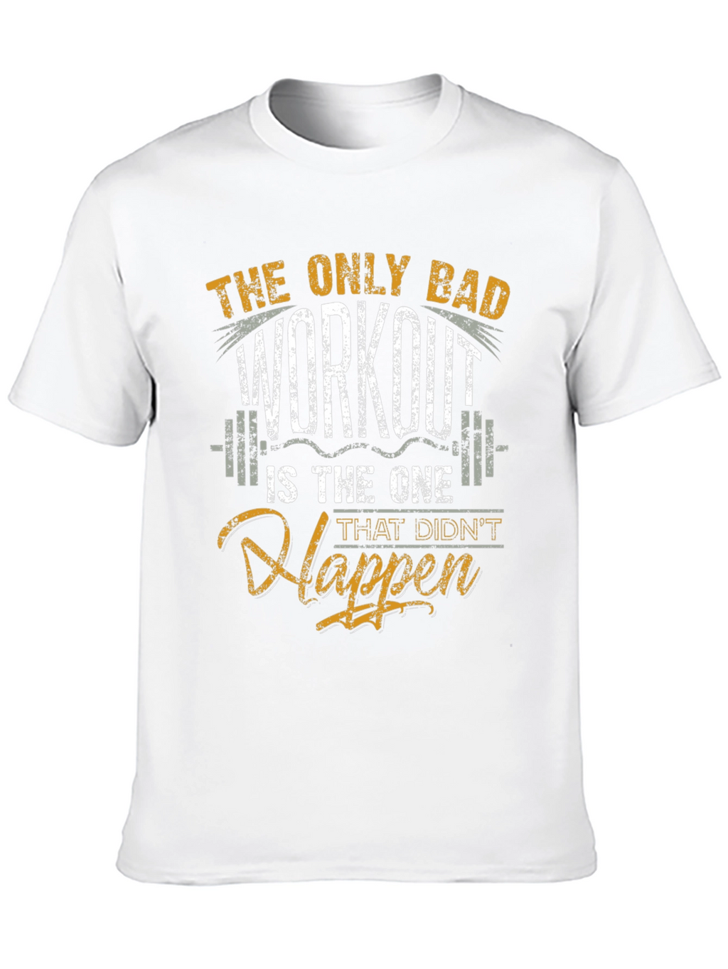 Workout Motivation Black T-Shirt