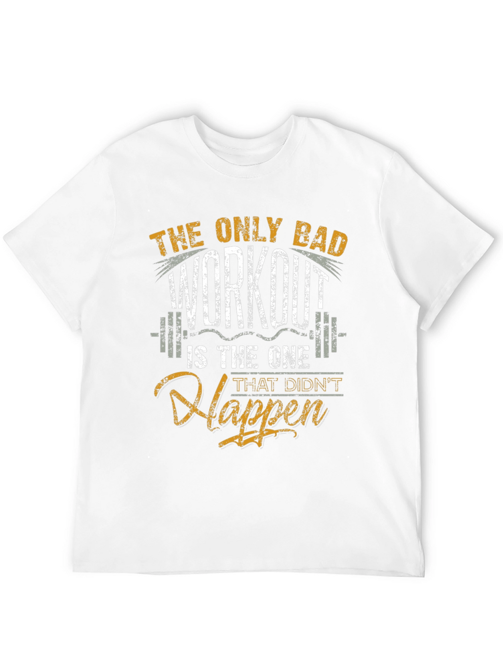 Workout Motivation Black T-Shirt