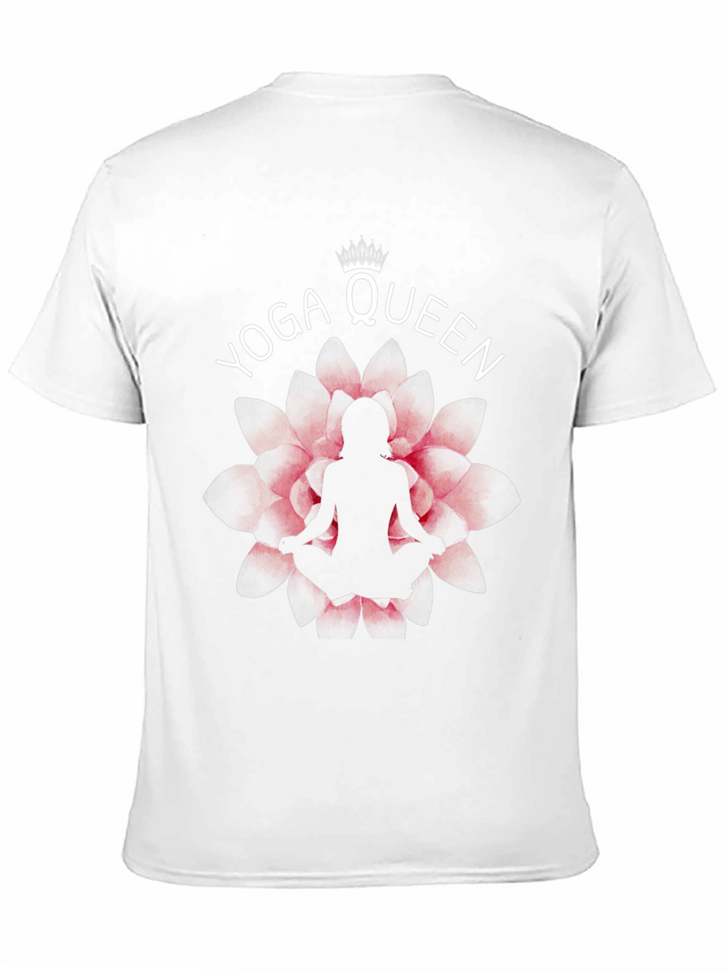 Yoga Queen T-Shirt - Lotus Flower Design