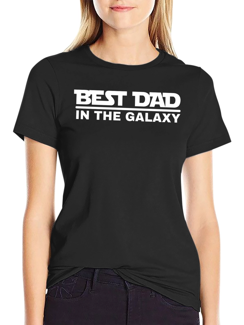 Best Dad in the Galaxy Graphic T-Shirt