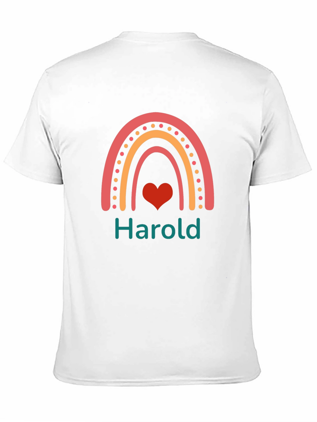 Harold Rainbow Heart Graphic Tee