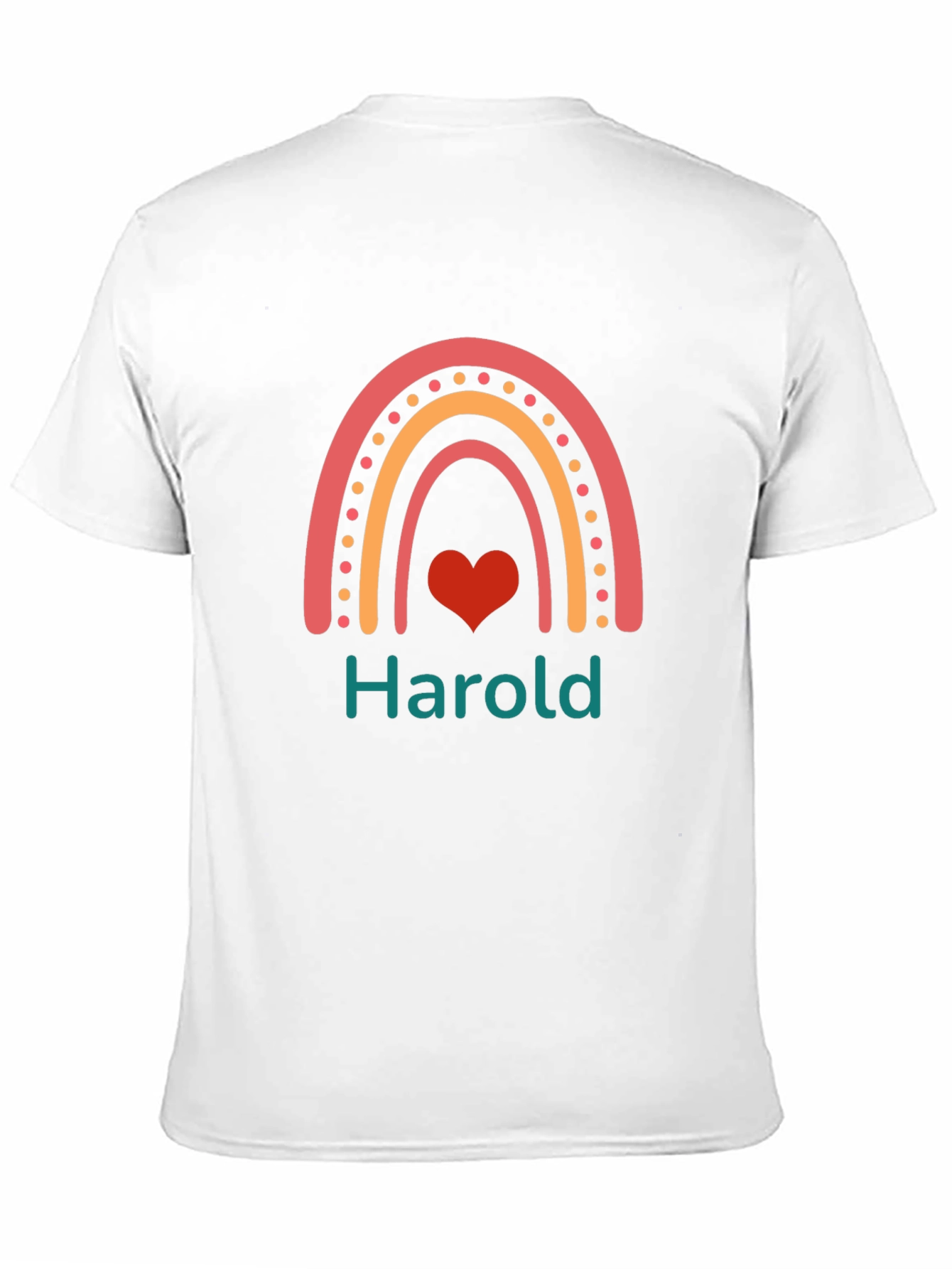 Harold Rainbow Heart Graphic Tee