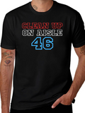 Clean Up on Aisle 46 Black Graphic Tee
