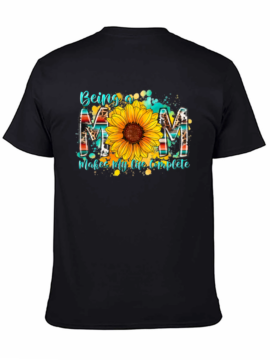Being a Mom T-Shirt - Sunflower Design