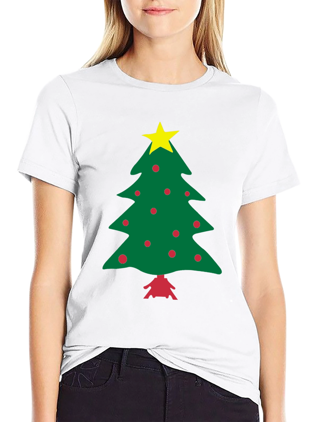 Festive Christmas Tree Graphic Tee