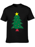 Festive Christmas Tree Graphic Tee