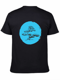 Bonsai Tree Graphic Black T-Shirt