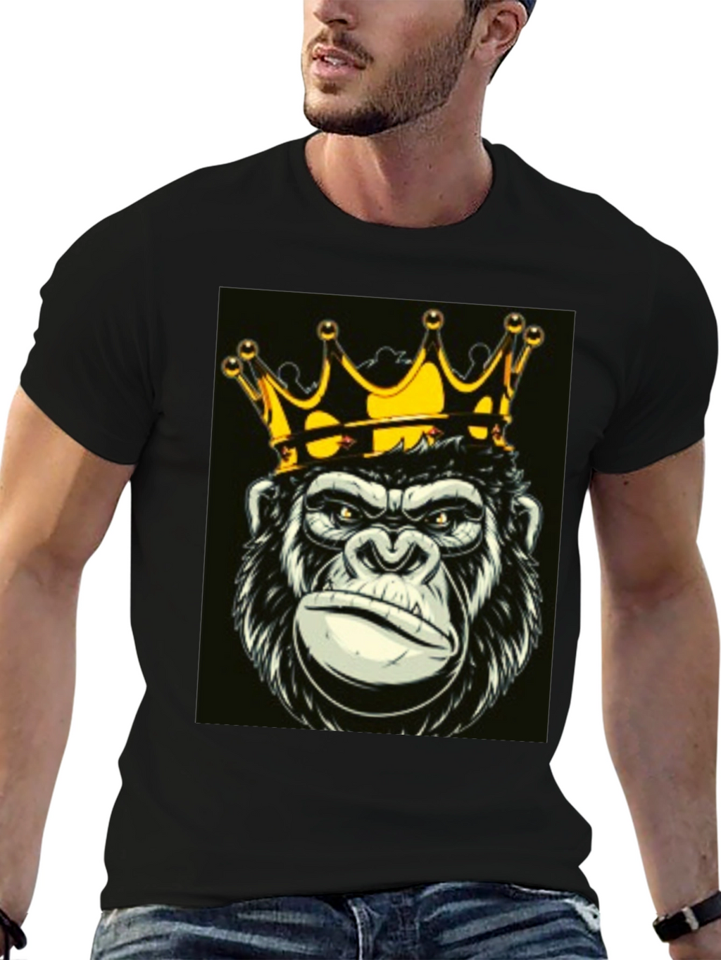 King Kong Graphic T-Shirt - Black